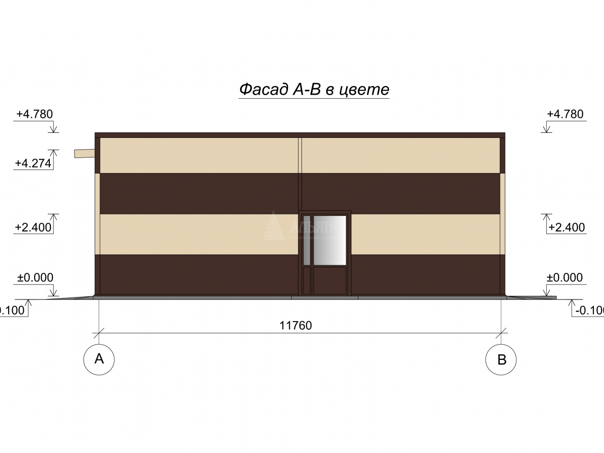 3D визуализация Автомойка из сэндвич-панелей - фото 9