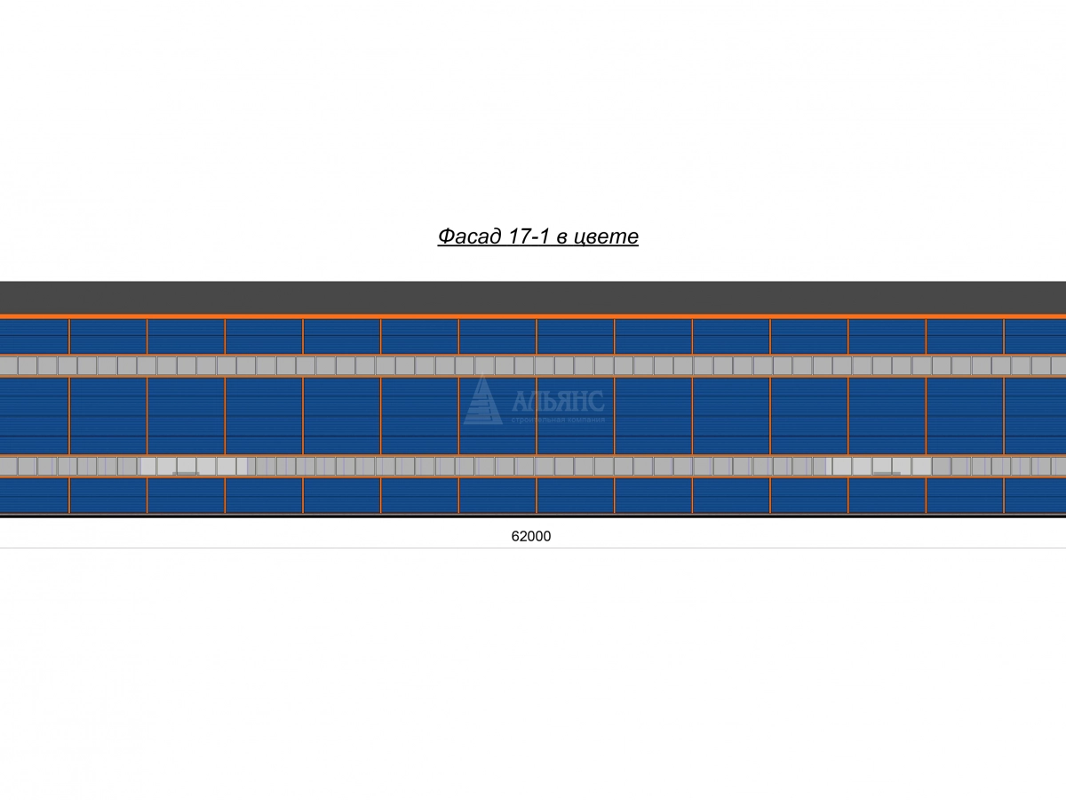 3D визуализация Производственный корпус из сэндвич-панелей - фото 6