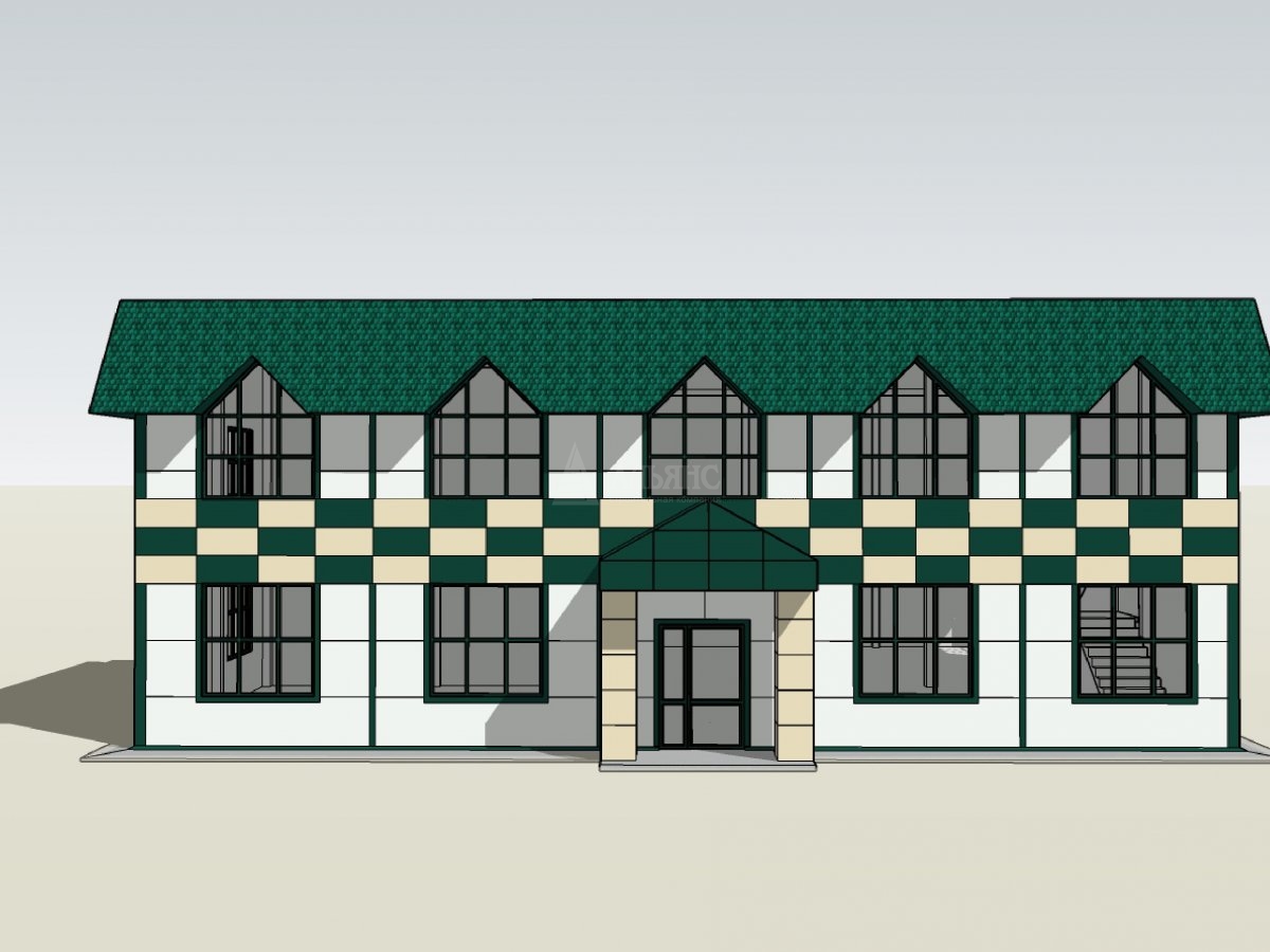 3D визуализация Магазин из сэндвич-панелей - фото 4