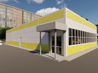 Магазин из сэндвич-панелей